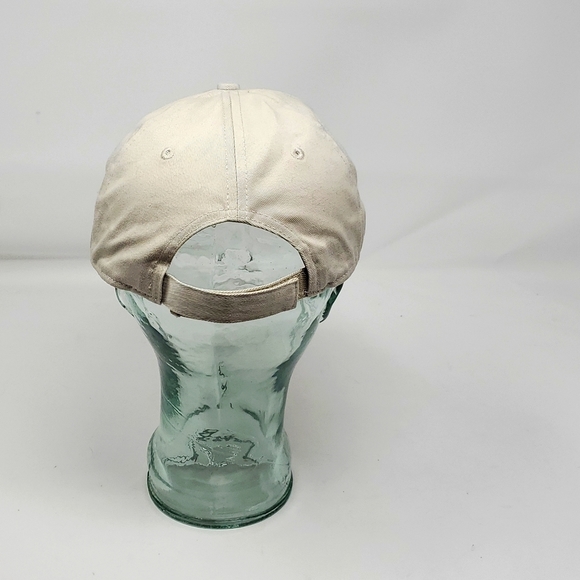 KC Caps Baseball Hat Cap Track Field Tan Beige Adjustable Trucker Hat - Picture 4 of 7